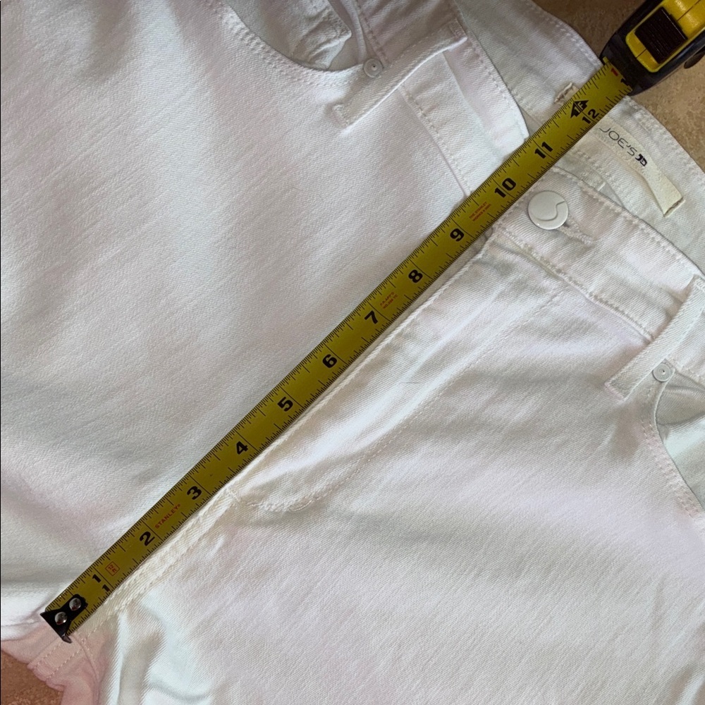 Joe's Jeans Women's, 31, White EUC High-Rise Straight Leg Denim euc - Picture 11 of 15